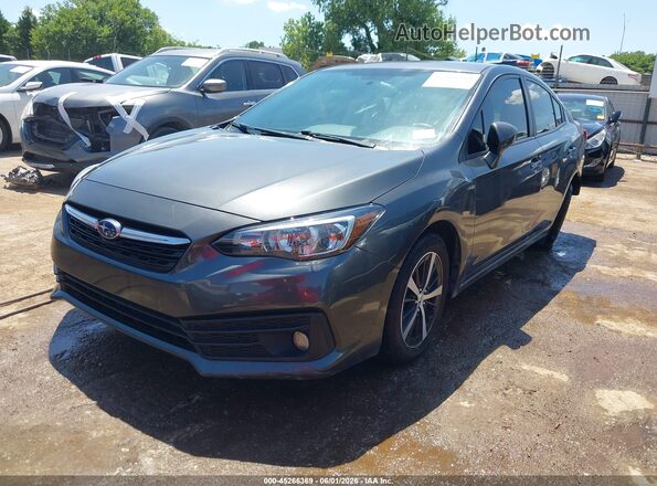 4S3GKAV65N3607917 2022 SUBARU IMPREZA Gray Vista tres cuartos delantera izquierda