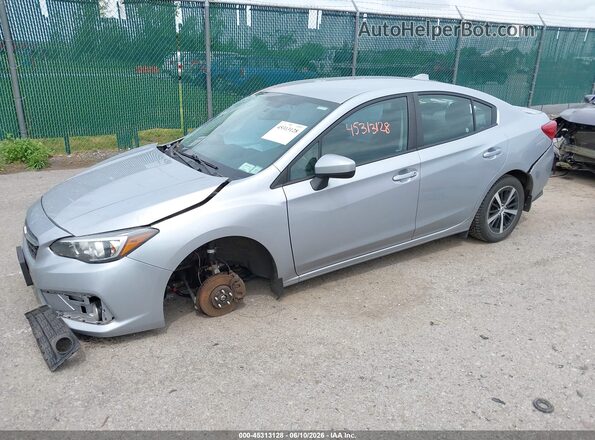 4S3GKAV66P3600980 2023 SUBARU IMPREZA Gray Առջևի ձախ երեք քառորդ տեսարան