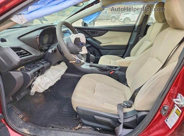 4S3GKAV6XN3604463 2022 SUBARU IMPREZA Красный Вид салона спереди