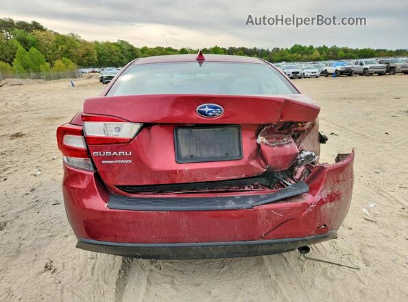 4S3GKAV6XN3604463 2022 SUBARU IMPREZA Красный Вид сзади