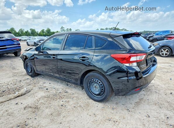 4S3GTAA65J3733756 2018 SUBARU IMPREZA Black Rear left