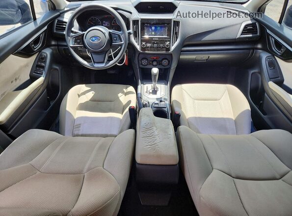 4S3GTAA65J3733756 2018 SUBARU IMPREZA Black Dashboard view