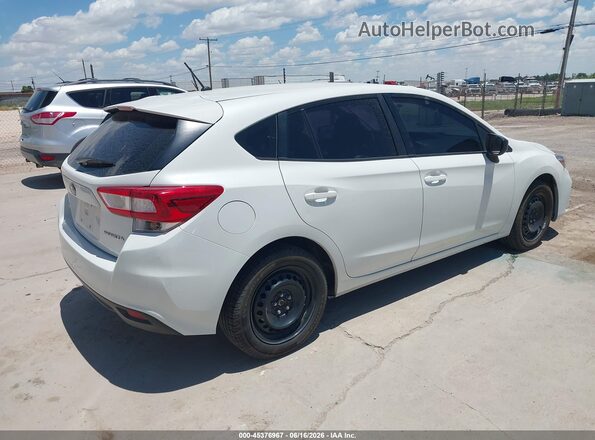 4S3GTAA65K3729644 2019 SUBARU IMPREZA Белый Задняя правая четверть