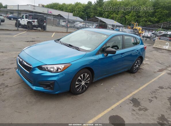 4S3GTAA67K3754285 2019 SUBARU IMPREZA Blue Front left