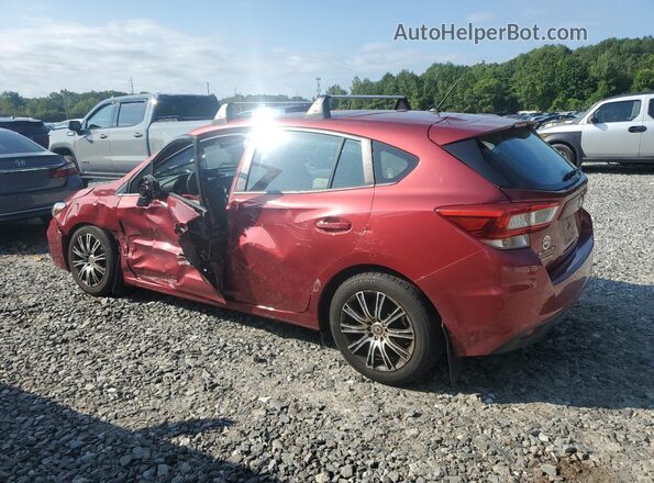 4S3GTAA68J3715476 2018 SUBARU IMPREZA Red უკანა მარცხენა