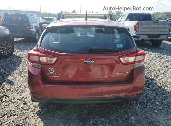 4S3GTAA68J3715476 2018 SUBARU IMPREZA Red უკანა ხედი