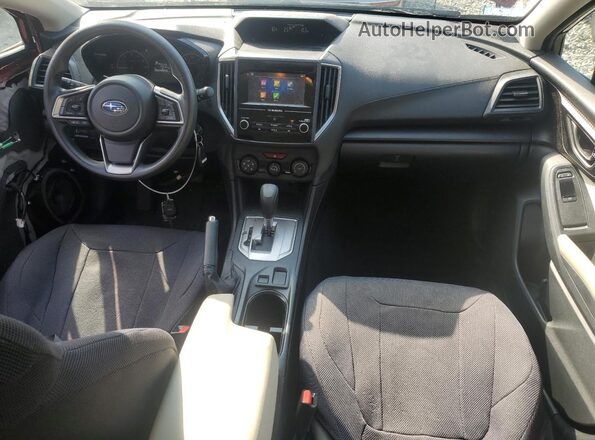 4S3GTAA68J3715476 2018 SUBARU IMPREZA Red წინა პანელის ხედი