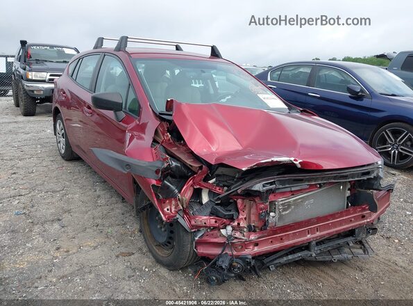 4S3GTAA69N1717237 2022 SUBARU IMPREZA Burgundy Vista frontal
