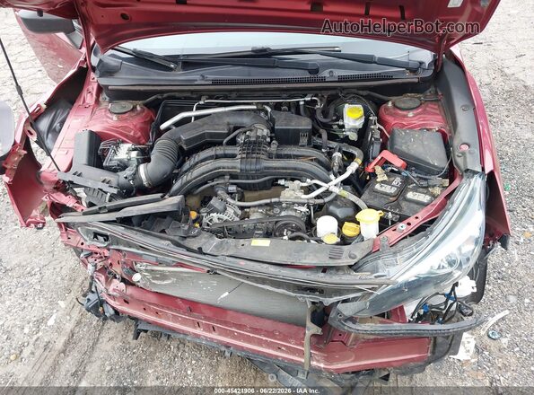 4S3GTAA69N1717237 2022 SUBARU IMPREZA Burgundy Vista trasera