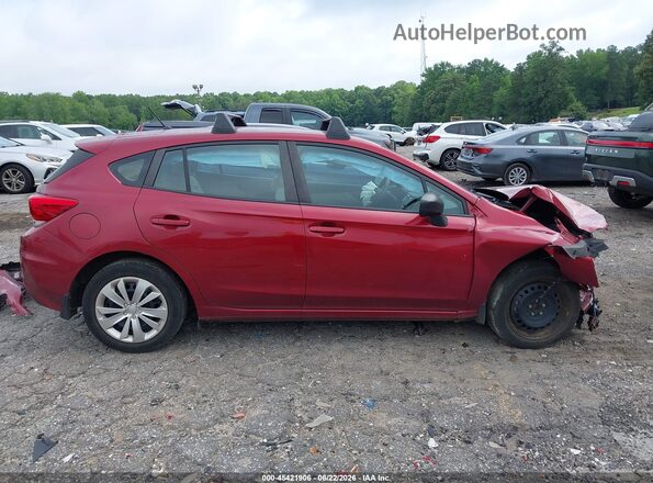 4S3GTAA69N1717237 2022 SUBARU IMPREZA Burgundy Vista interior de 360 grados