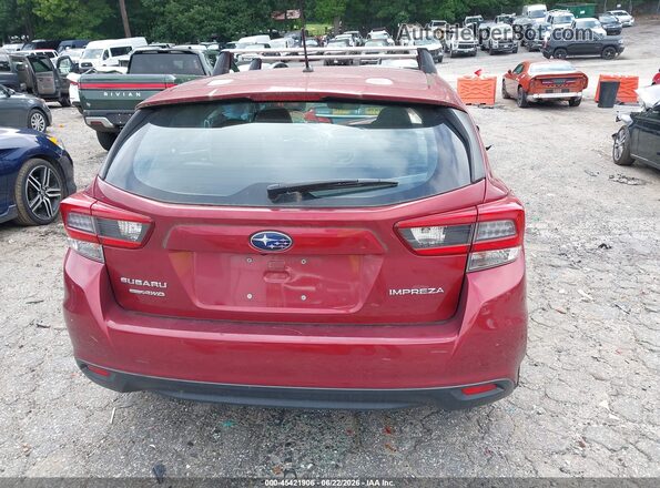4S3GTAA69N1717237 2022 SUBARU IMPREZA Burgundy 