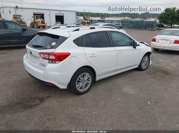 4S3GTAB60H3725816 2017 SUBARU IMPREZA Белый Задняя правая четверть