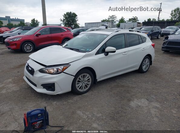 4S3GTAB60H3725816 2017 SUBARU IMPREZA Белый Передняя левая четверть