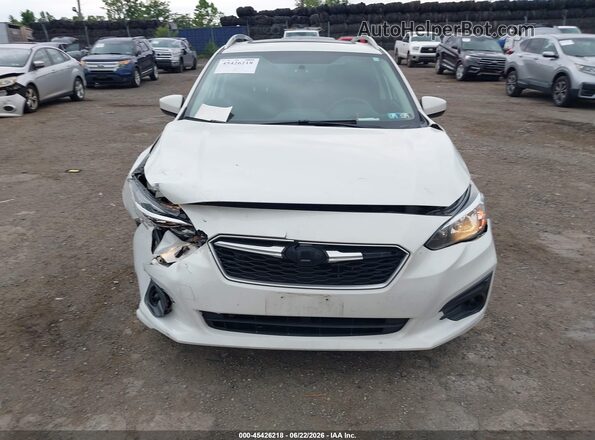 4S3GTAB60H3725816 2017 SUBARU IMPREZA Белый Вид щитка приборов
