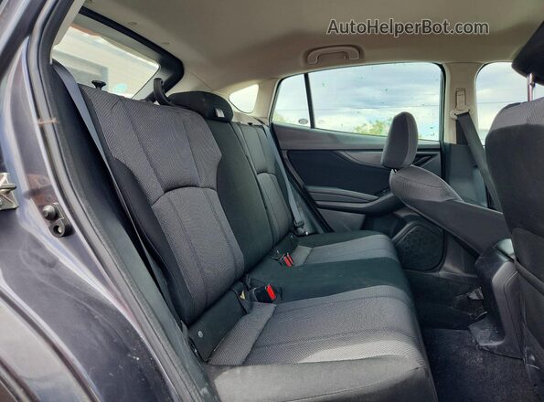 4S3GTAB60K3746219 2019 SUBARU IMPREZA Gray უკანა სავარძლების ხედი