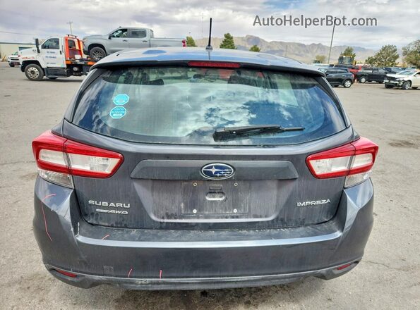 4S3GTAB60K3746219 2019 SUBARU IMPREZA Gray უკანა ხედი