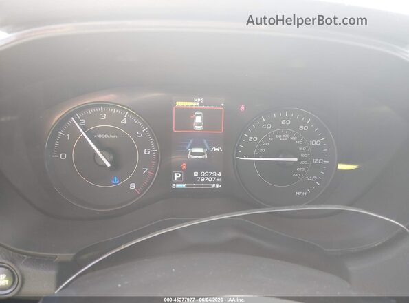 4S3GTAB60K3752540 2019 SUBARU IMPREZA Gray Widok tylnych siedzeń