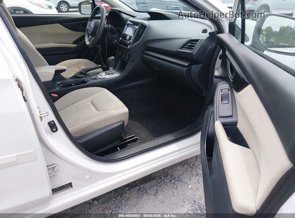 4S3GTAB60L3709754 2020 SUBARU IMPREZA White Սալոնի դիմացի տեսք