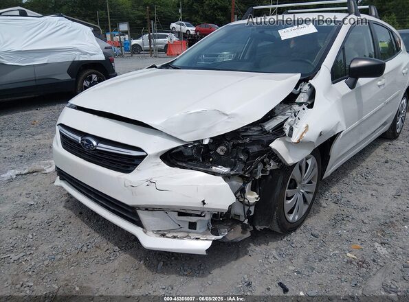 4S3GTAB60L3709754 2020 SUBARU IMPREZA White Դիմացի տեսք