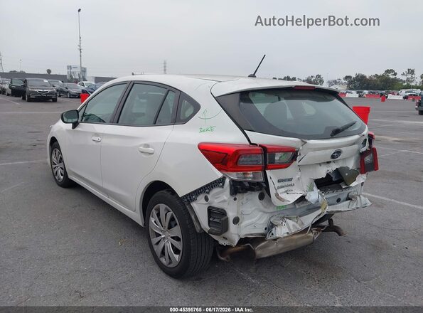 4S3GTAB60L3712993 2020 SUBARU IMPREZA Белый Задняя левая четверть
