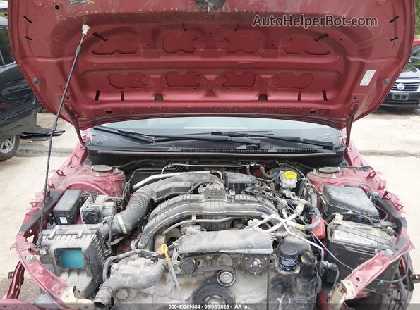 4S3GTAB60M3701543 2021 SUBARU IMPREZA Бордовый Вид сзади