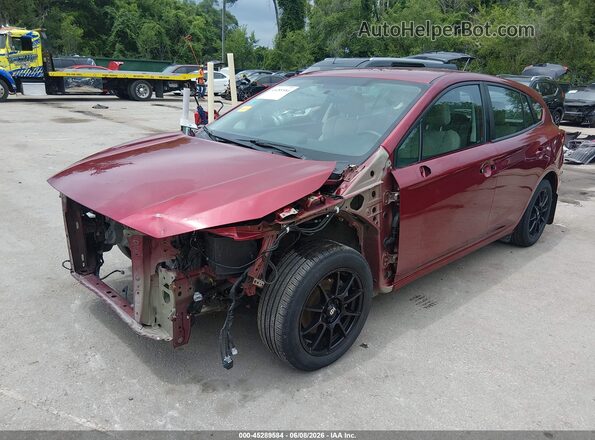 4S3GTAB60M3701543 2021 SUBARU IMPREZA Бордовый Передняя левая четверть