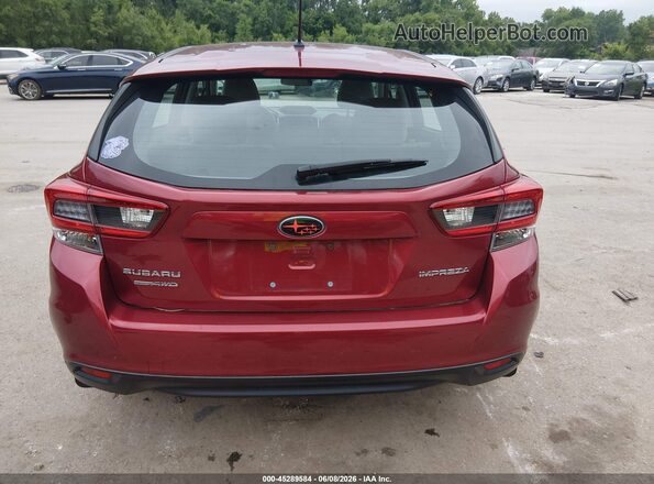 4S3GTAB60M3701543 2021 SUBARU IMPREZA Бордовый 