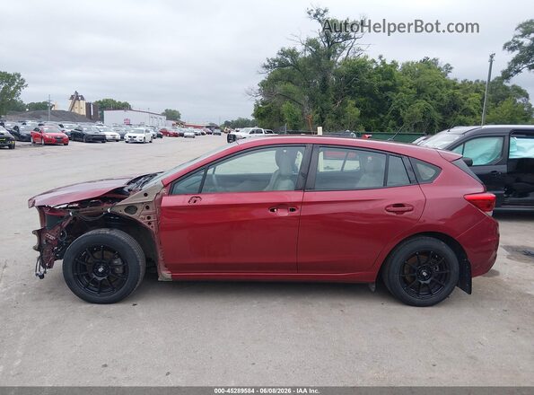 4S3GTAB60M3701543 2021 SUBARU IMPREZA Бордовый 
