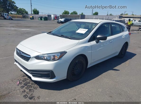 4S3GTAB60N3700751 2022 SUBARU IMPREZA Белый Передняя левая четверть
