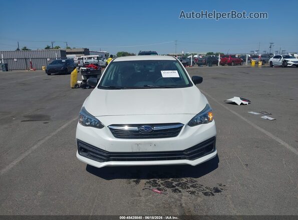 4S3GTAB60N3700751 2022 SUBARU IMPREZA Белый Вид задней части салона