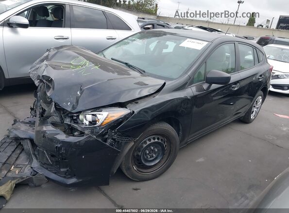 4S3GTAB60N3700829 2022 SUBARU IMPREZA Black Передня ліва чверть