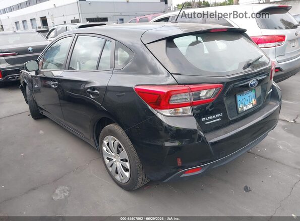4S3GTAB60N3700829 2022 SUBARU IMPREZA Black Задня ліва чверть