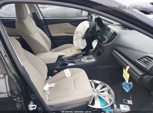 4S3GTAB60N3700829 2022 SUBARU IMPREZA Black Вид салону спереду