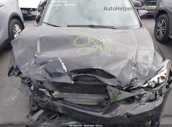4S3GTAB60N3700829 2022 SUBARU IMPREZA Black Вид ззаду