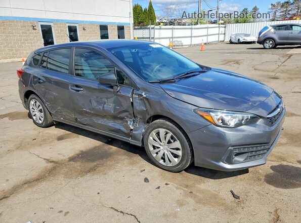 4S3GTAB62M3707697 2021 SUBARU IMPREZA Gray 