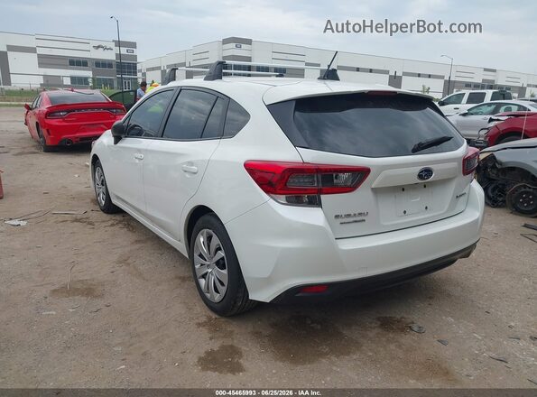 4S3GTAB65P3705298 2023 SUBARU IMPREZA Белый Задняя левая четверть