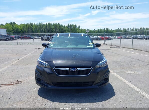 4S3GTAB66H3727098 2017 SUBARU IMPREZA Black Widok zestawu wskaźników