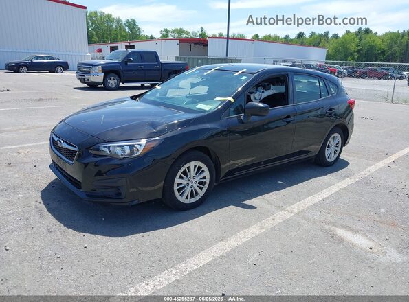 4S3GTAB66H3727098 2017 SUBARU IMPREZA Black Przód lewy