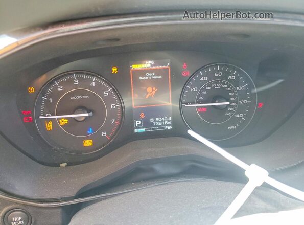 4S3GTAB66P3701728 2023 SUBARU IMPREZA Gray Widok zestawu wskaźników