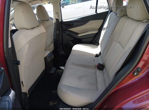 4S3GTAB67H3703795 2017 SUBARU IMPREZA Maroon Vista de la etiqueta del VIN