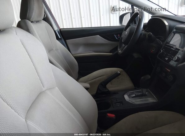 4S3GTAB68H3735560 2017 SUBARU IMPREZA Red Vista interior delantera