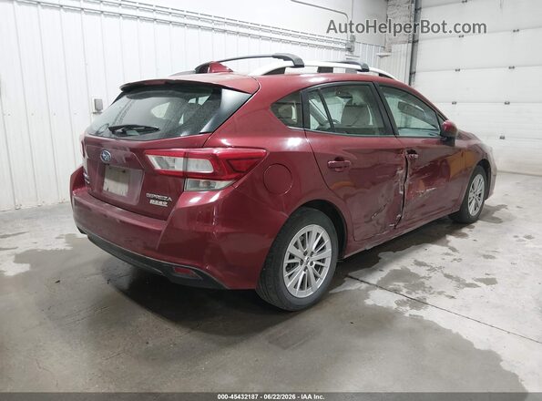 4S3GTAB68H3735560 2017 SUBARU IMPREZA Red Trasero derecho
