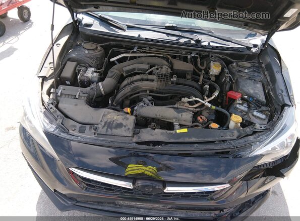 4S3GTAB68M3705727 2021 SUBARU IMPREZA Black Widok z tyłu