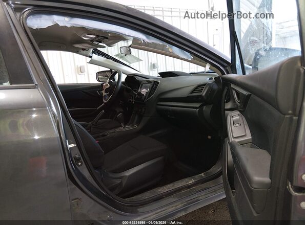 4S3GTAB69K3712523 2019 SUBARU IMPREZA Серый Вид салона спереди