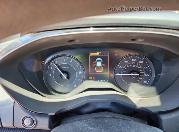 4S3GTAB69P3703408 2023 SUBARU IMPREZA Серебряный Вид щитка приборов