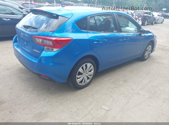 4S3GTAB6XM3701873 2021 SUBARU IMPREZA Синий Задняя правая четверть