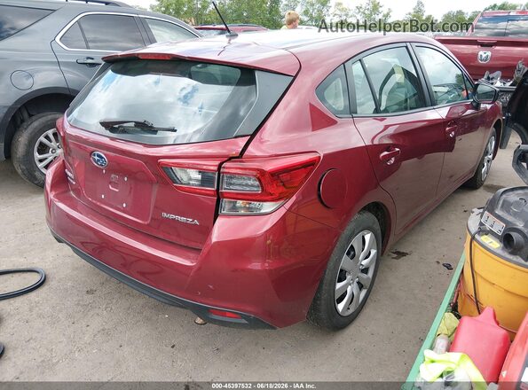 4S3GTAB6XN3717024 2022 SUBARU IMPREZA Red Rear right
