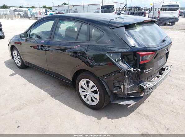 4S3GTAB6XP3713462 2023 SUBARU IMPREZA Black Tył lewy