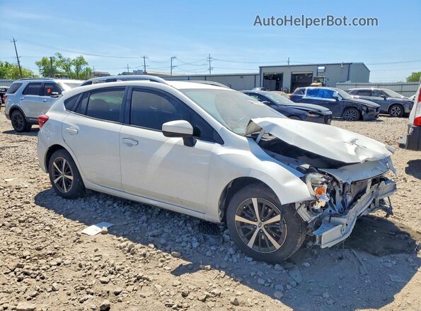 4S3GTAC64K3752880 2019 SUBARU IMPREZA Белый Передняя правая четверть