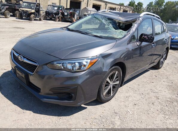 4S3GTAC68K3720336 2019 SUBARU IMPREZA Gray Przód lewy